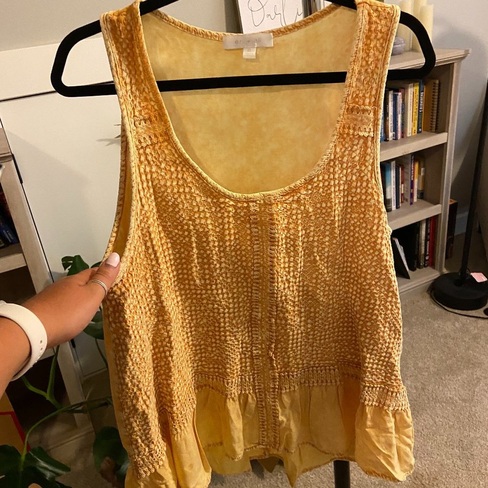 Eri + Ali Yellow Tank Top